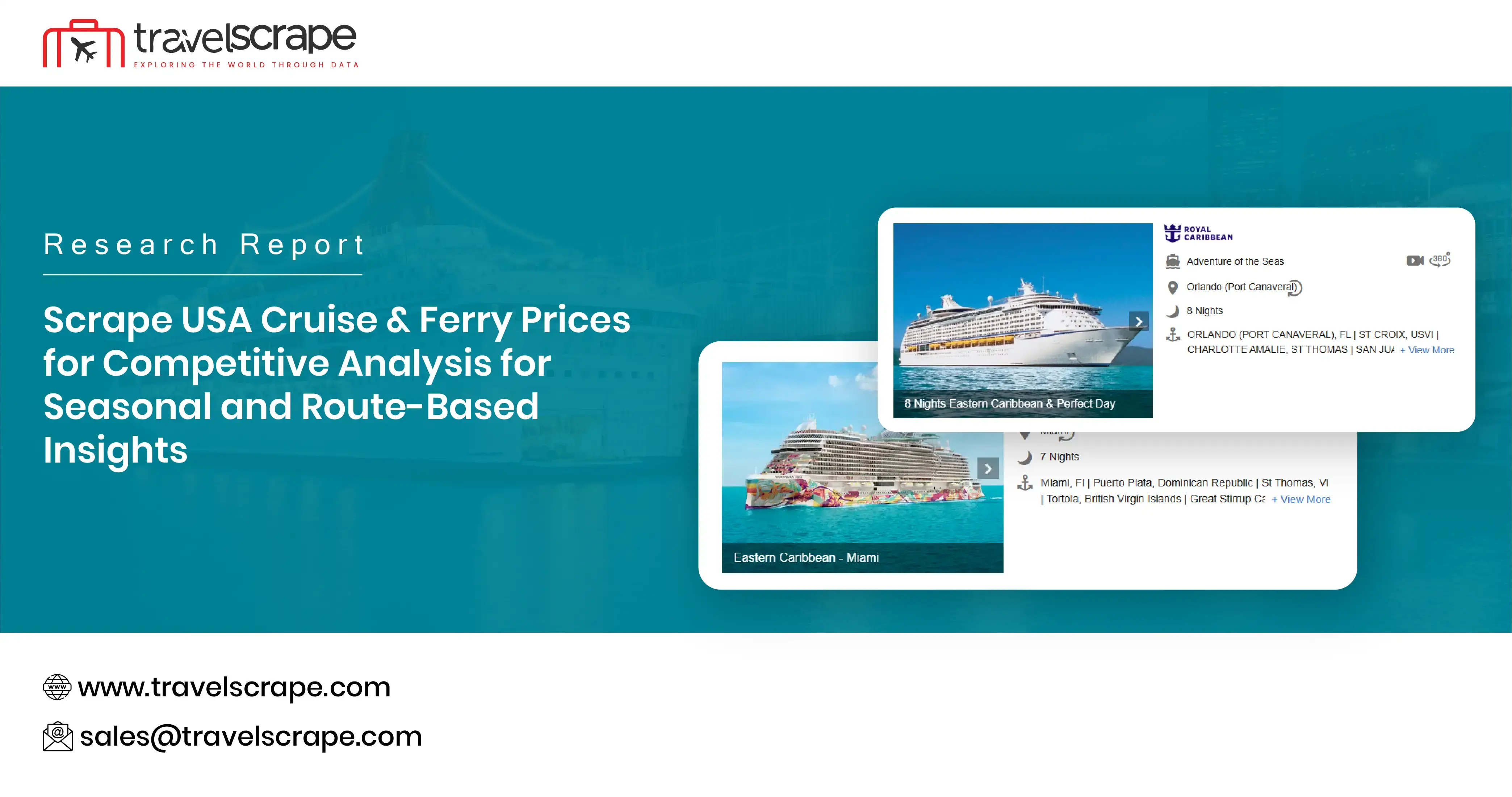 Scrape Competitive Analysis of USA Cruise & Ferry Prices Using Data ScrapinR&R Scrape Competitive Analysis of USA Cruise & Ferry Prices Using Data Scraping